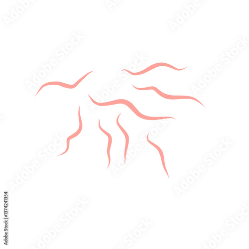 Worms intestinal icon