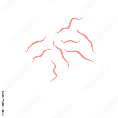 Worms intestinal icon