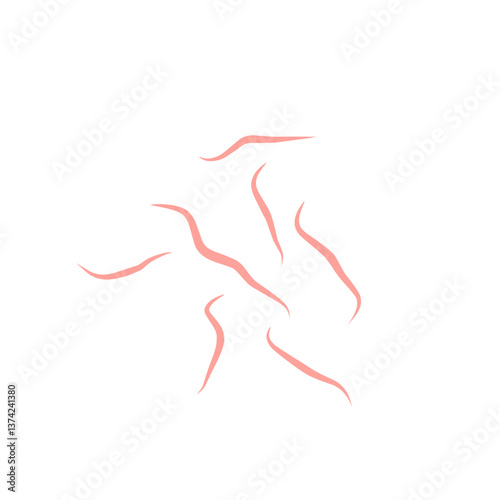 Worms intestinal icon