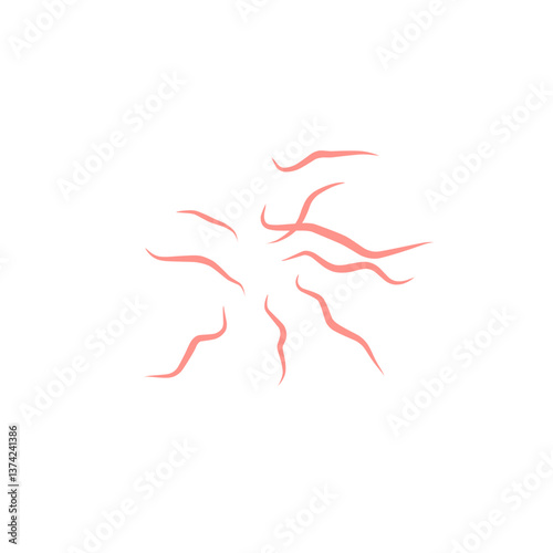 Worms intestinal icon