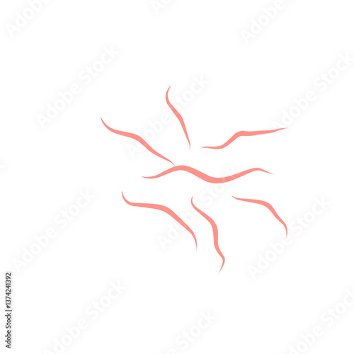 Worms intestinal icon