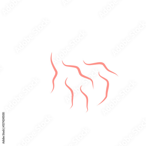 Worms intestinal icon