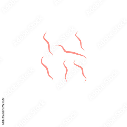 Worms intestinal icon