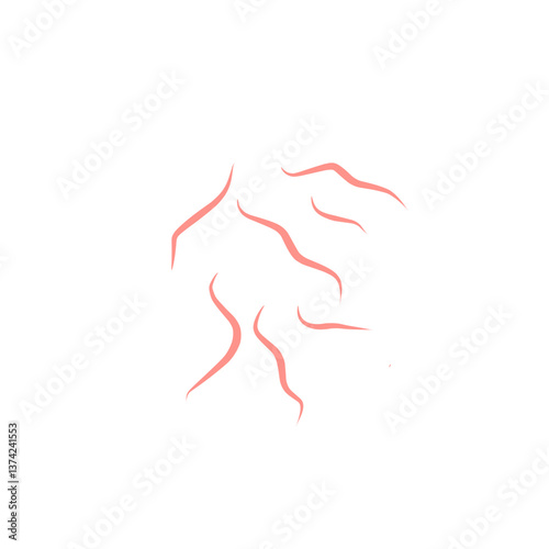 Worms intestinal icon