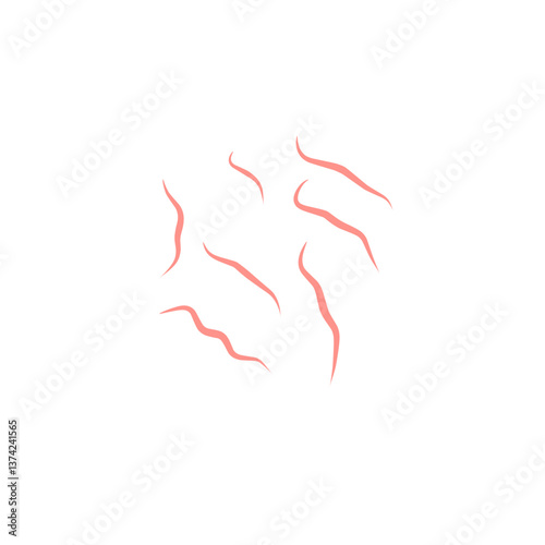 Worms intestinal icon