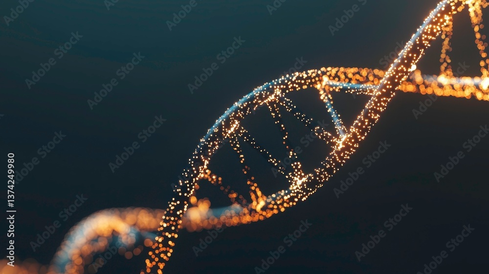 DNA Strand, Gene, Science healthcare technology DNA Strand, Gene, Science healthcare technology