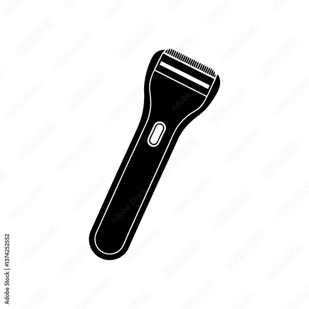 Epilator silhouette vector illustration Epilator silhouette vector illustration