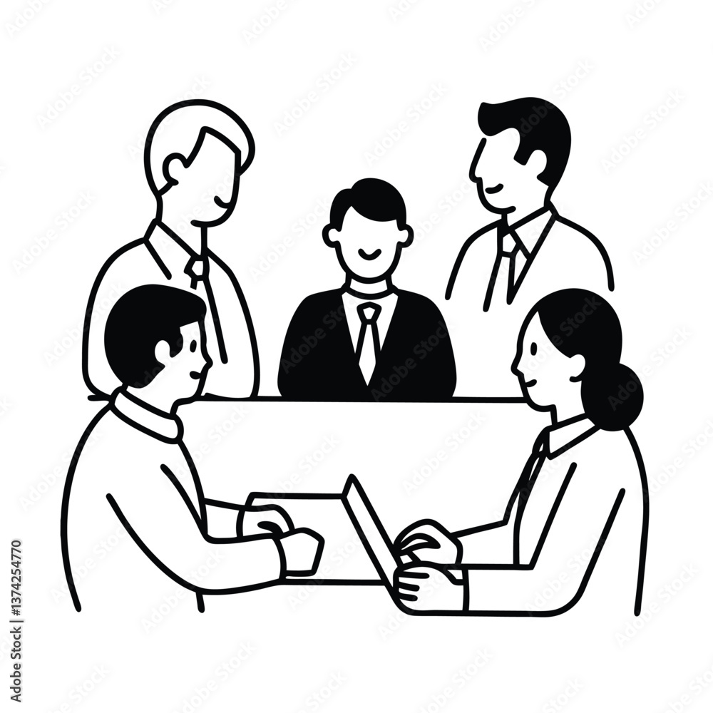 Business team meeting collaboration discussion strategy planning teamwork office Business team meeting collaboration discussion strategy planning teamwork office