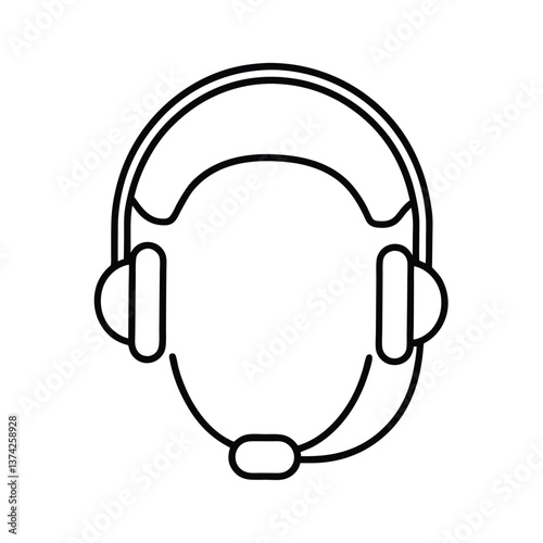 Support Headsets Customer Service, Helpline, Technical Assistance Icon