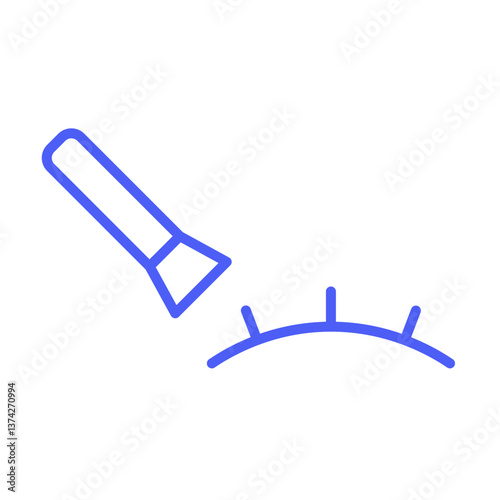Eyebrow Gel Icon Design