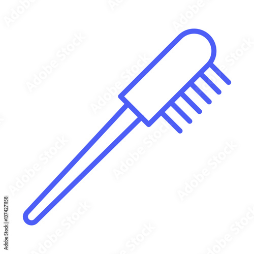 Eyebrow Brush Icon Design