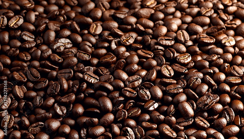 Fototapeta premium Roasted Coffee Beans Close Up