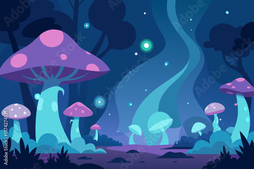 vector illustration of an underwater world