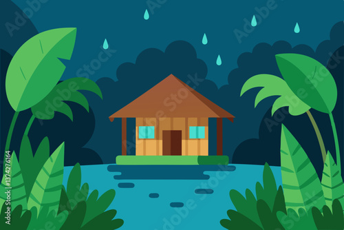 house on the lake