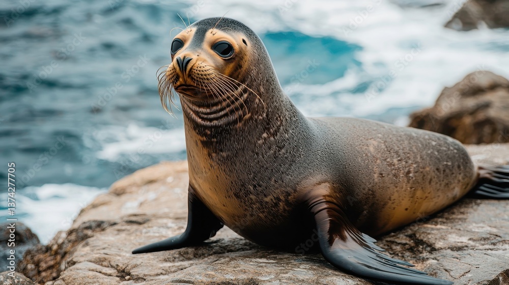 Fototapeta premium Sea Lion Portrait, Wildlife, Ocean nature nature photography