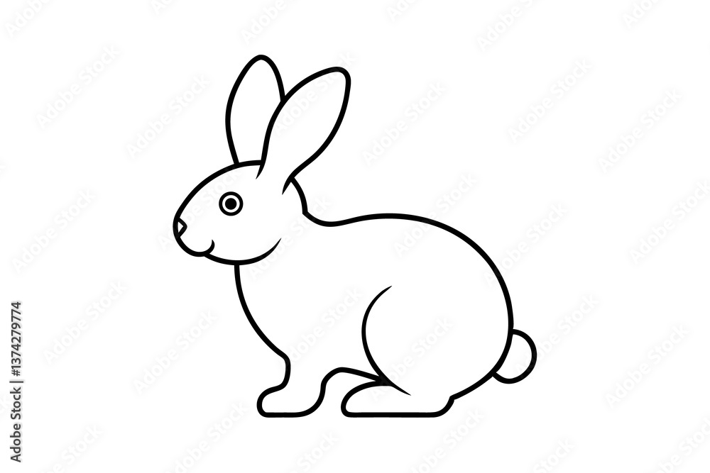 vector illustration of a rabbit vector illustration of a rabbit