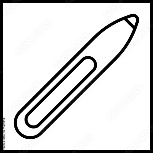 Eyebrow Pencil Icon Design