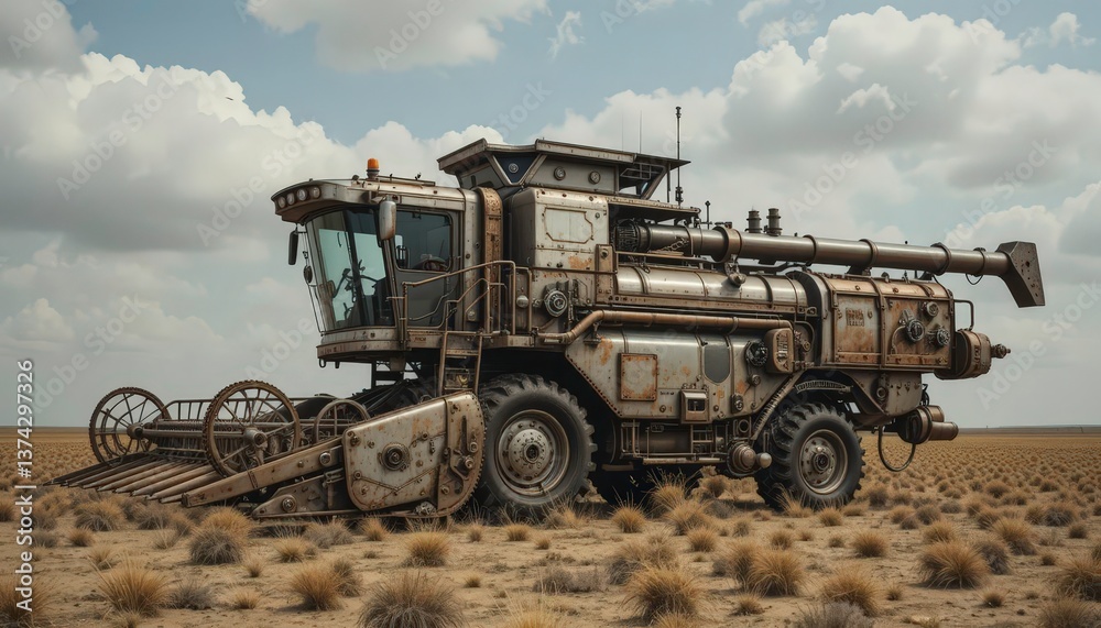 Fototapeta premium Gears, Pipes and Rivets Victorian Era Inspired Machinery
