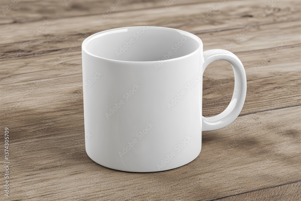 Fototapeta premium white mug for product mockup