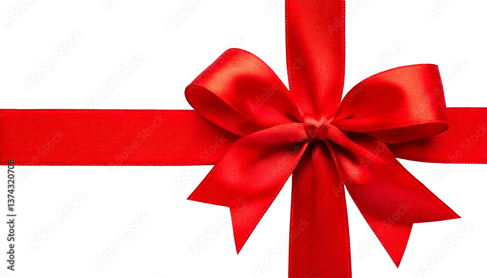 red ribbon bow isolated on white red ribbon bow isolated on white