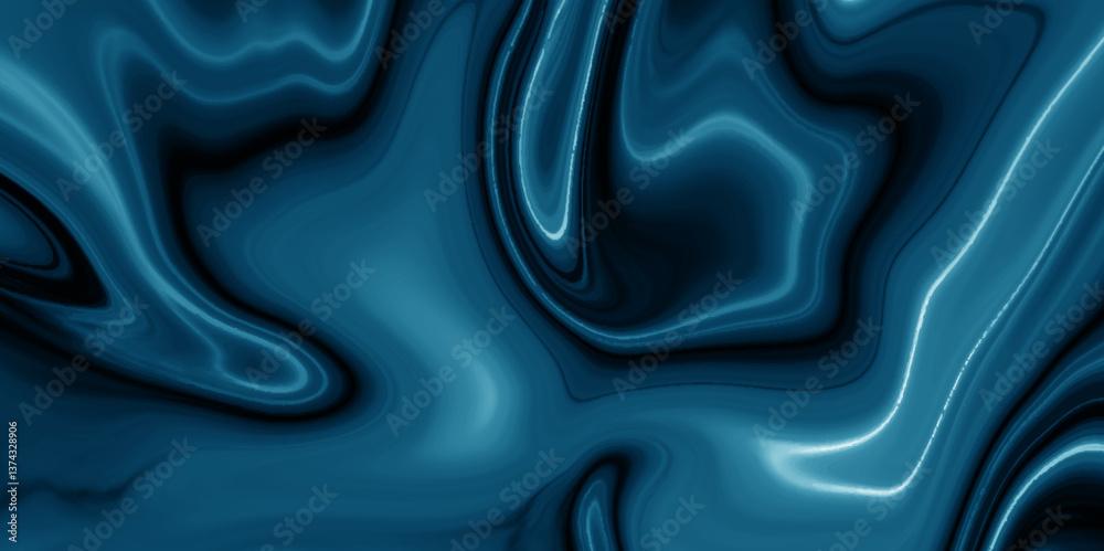 Obraz premium Abstract liquid wave background texture. Trendy dark liquid marble style. Ideal for web, advertisement, prints, wallpapers.