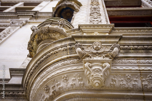 Ornate decor Amsterdam architecture