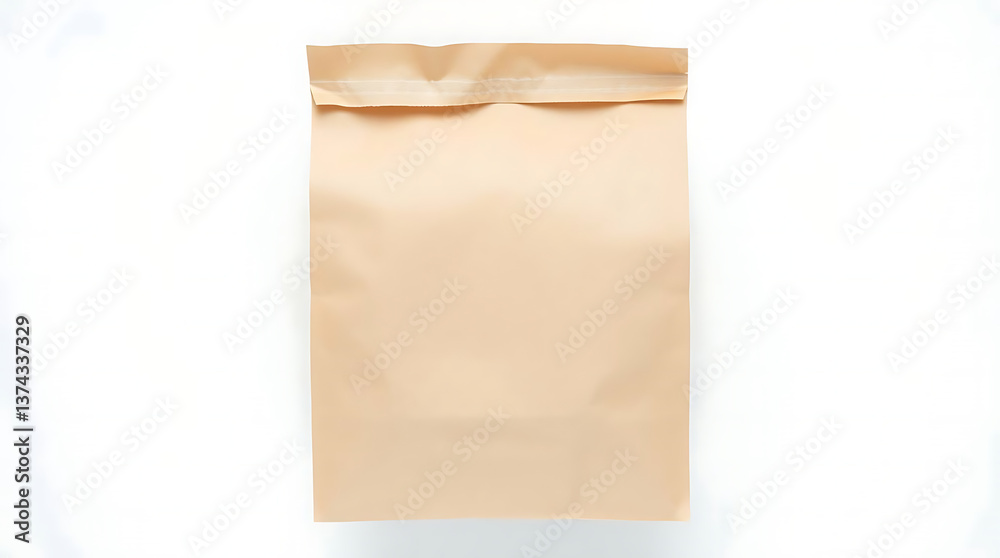 Brown paper lunch bag isolated on transparent background Brown paper lunch bag isolated on transparent background