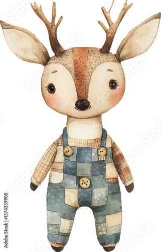 Little Deer in Overalls.
