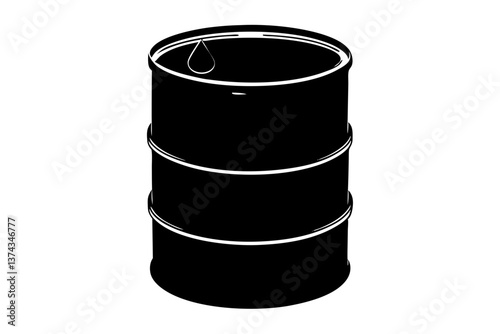 black oil barrels