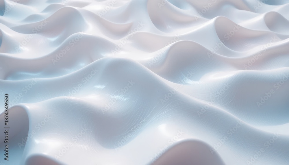 Obraz premium Fluid motion simulation abstract art animation digital space close-up conceptual design