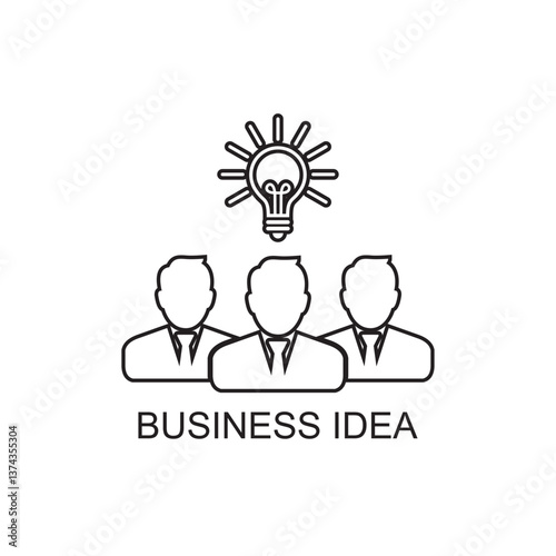 business idea icon , invention icon