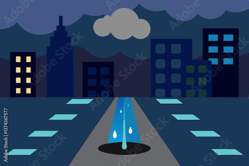 night city street