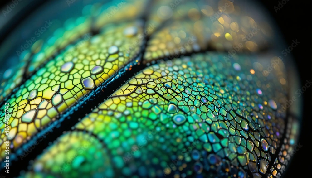 Obraz premium close up of a peacock feather