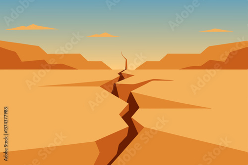 desert landscape with desert