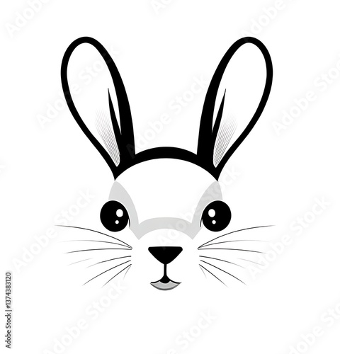 vector illustration of a bunny