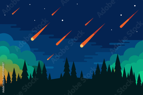 night sky with stars
