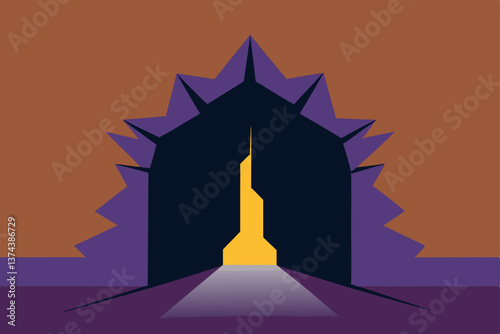 buddhist temple silhouette