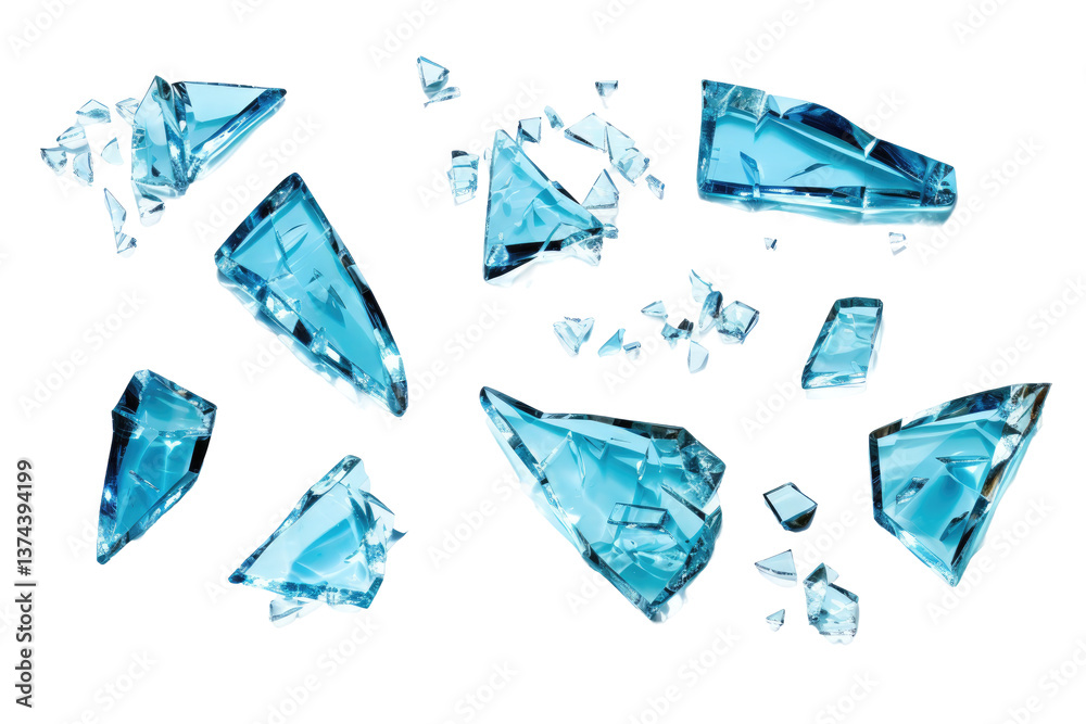Broken Glass PNG on transparent background