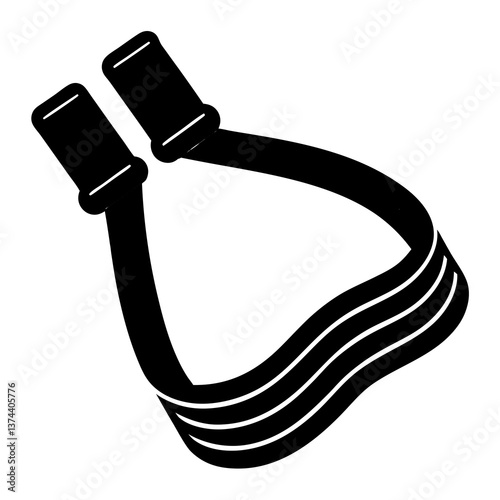 fitness equipment on white background