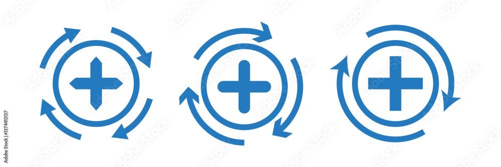 health recovery icon vector with simple design health recovery icon vector with simple design