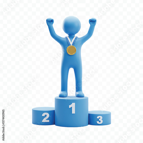 winners on podium