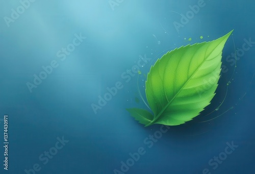  Creative and Dreamy Leaf with a Smooth Color Transition