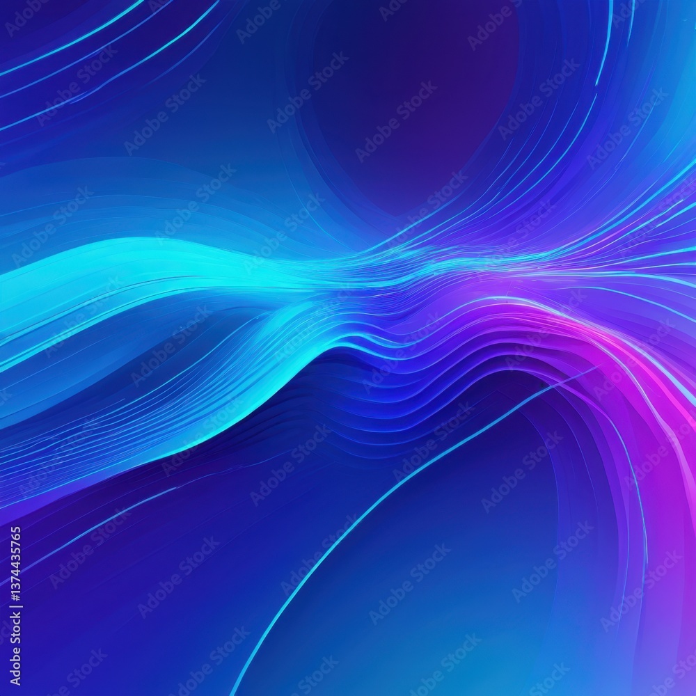 Obraz premium Serene Gradient Motion