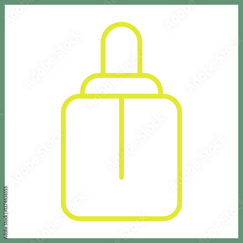 Face Serum Icon Design