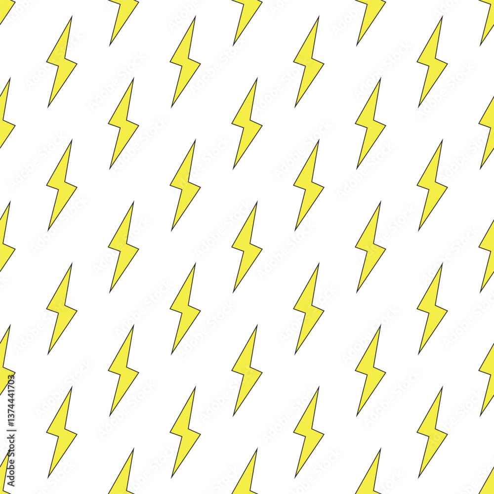 Lightning bolt seamless pattern Lightning bolt seamless pattern