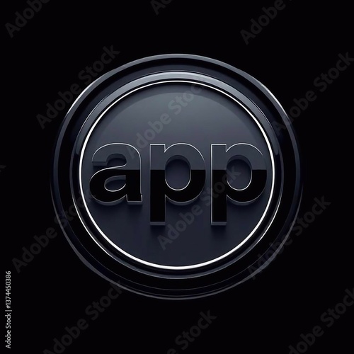 Naklejka Icon i 3d Design