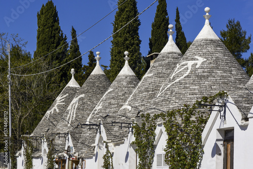 Trullo, Trulli, Alberobello, Apulien, Italien
