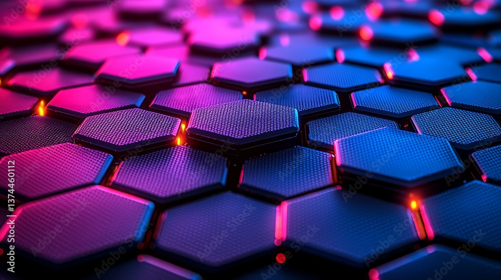 Abstract Hexagonal Pattern Background Abstract Hexagonal Pattern Background