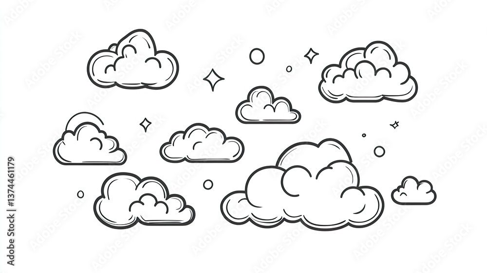 Minimalist Cloudscape: Flat Vector Illustration, Bold Sky Design, Simple Weather Icon, Clean Graphic Clouds, Modern Atmospheric Background Art.
Minimalist Cloudscape: Flat Vector Illustration, Bold Sky Design, Simple Weather Icon, Clean Graphic Clouds, Modern Atmospheric Background Art.
