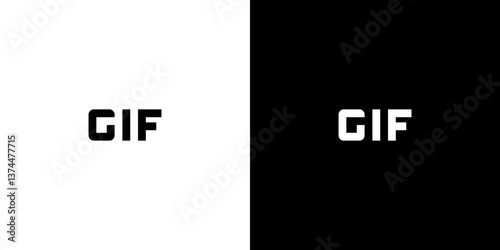 GIF letters icon
